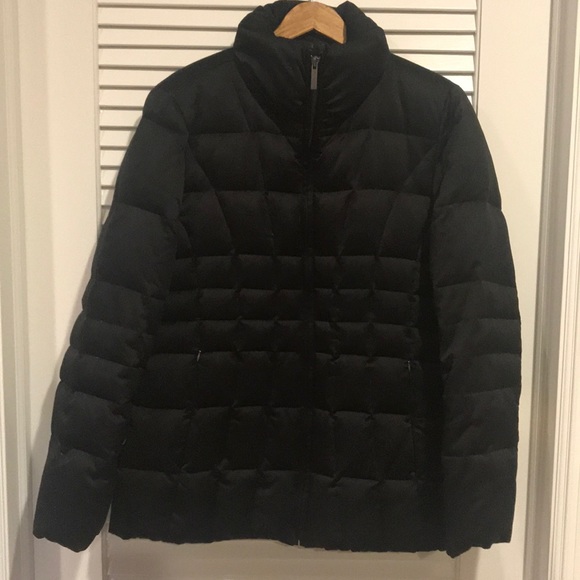 Down Jacket w/ hood. Calvin Klein black beauty! - Picture 1 of 5